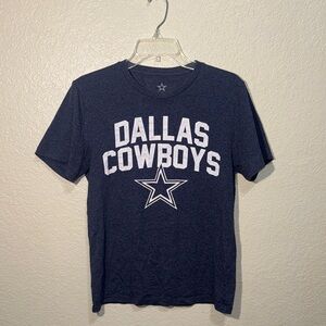 Dallas Cowboys Men’s NFL Graphic T-Shirt Small Navy Blue Game Day Fan Tee